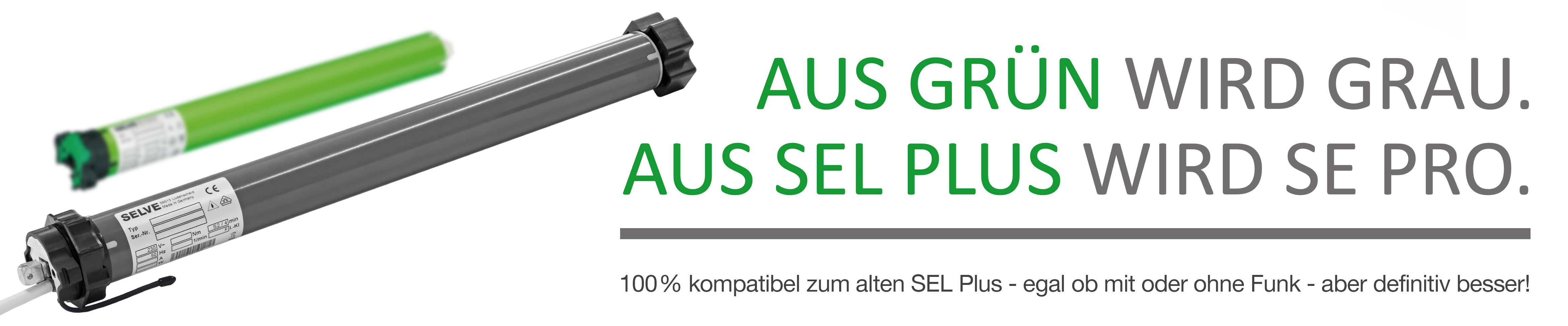 Aus grün wird grau. Aus SEL Plus wird SE Pro